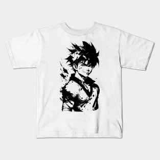 Fan Art Of Goku 04 Kids T-Shirt